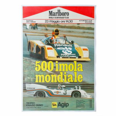 ONLY ONE LEGEND COLLECTION｜1976 イモラ 500km ヴィンテージ 大会オフィシャル ポスター｜
