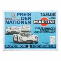 ONLY ONE LEGEND COLLECTION｜1968 ホッケンハイム トロフィー マルティニ ゴールド カップ 大会オフィシャル ヴィンテージ ポスター｜
