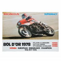 ONLY ONE LEGEND COLLECTION｜1978 ボルドール ホンダ 優勝記念 ポスター｜