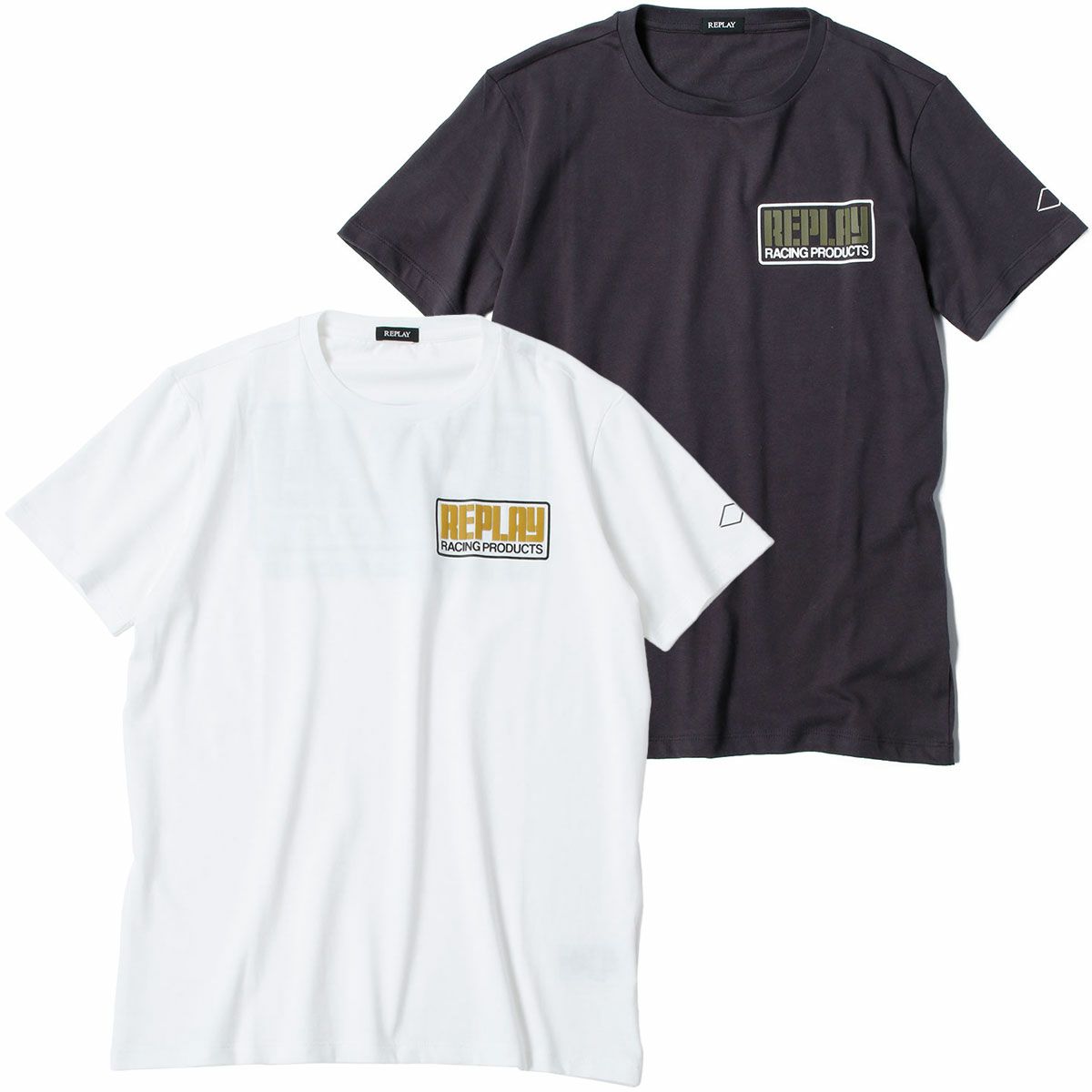 Replay｜レーシング プリント Tシャツ｜