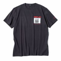 Replay｜モーターサイクル ドッグ プリント Ｔシャツ｜ニアリーブラック