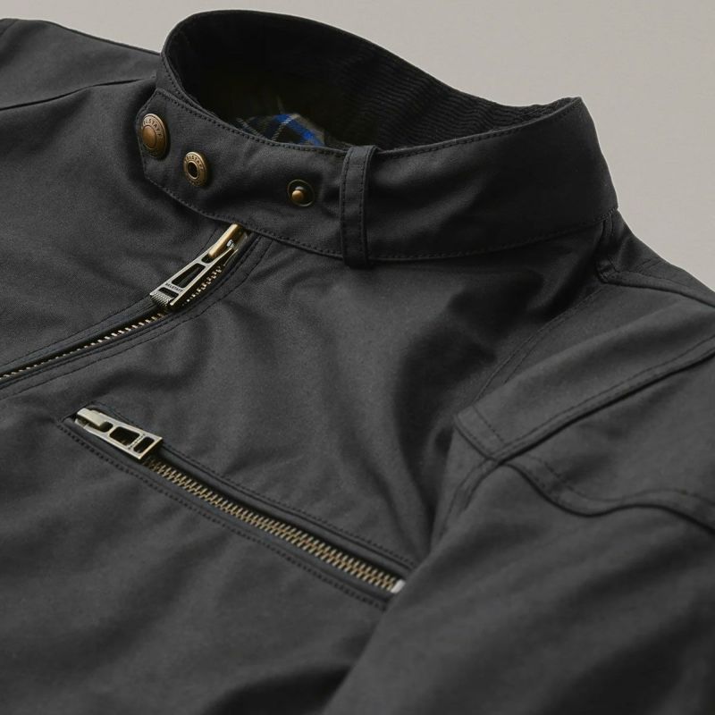 BELSTAFF｜アリエル モーターサイクル ジャケット｜ファブリック｜ブラック