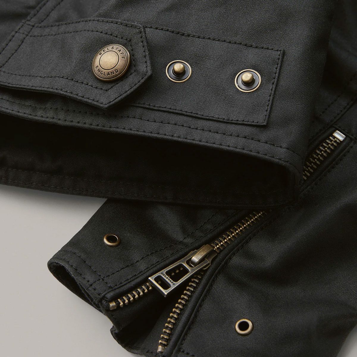 BELSTAFF｜アリエル モーターサイクル ジャケット｜ファブリック｜ブラック