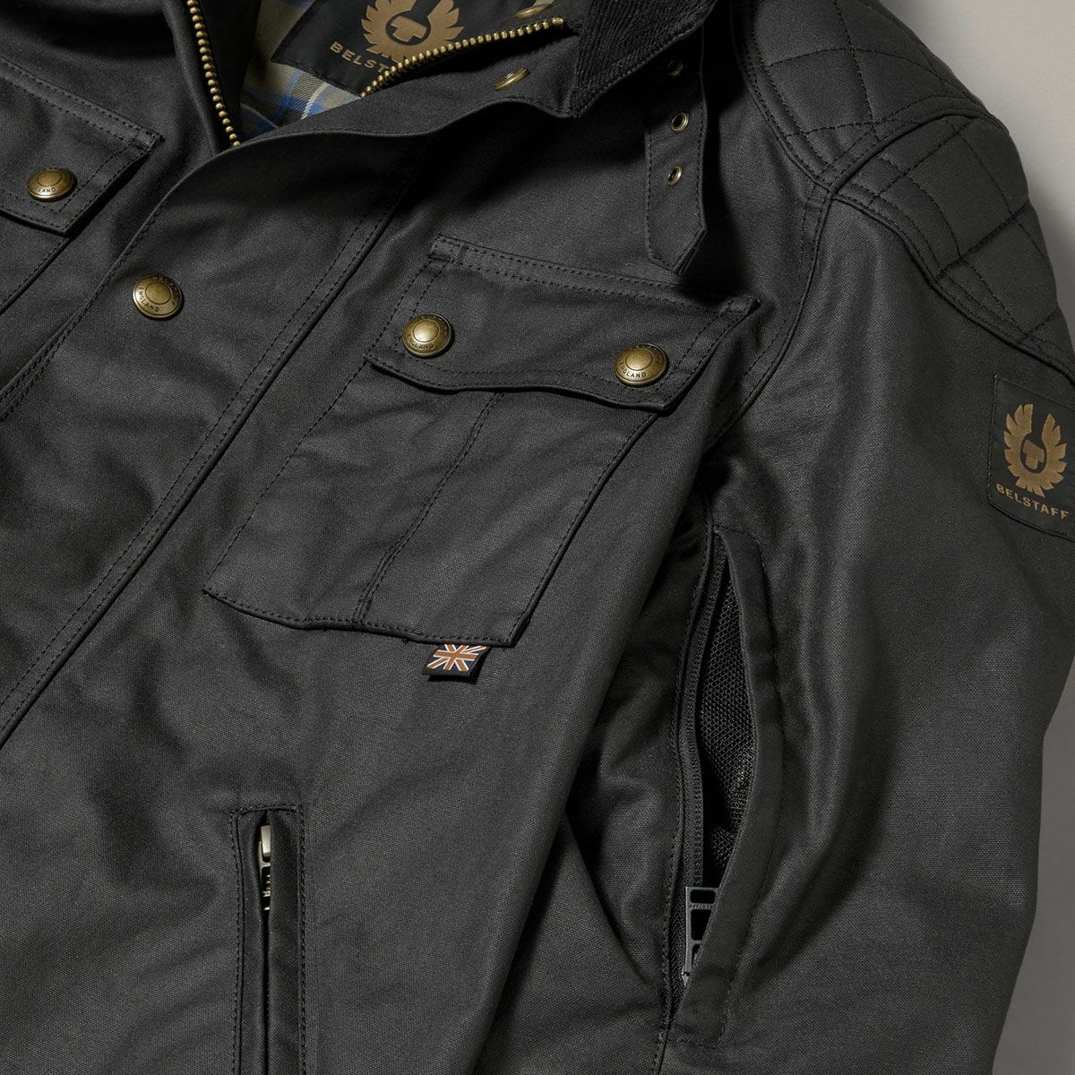 BELSTAFF｜ブルックランズ モーターサイクル ジャケット 2024｜ファブリック｜ブラック