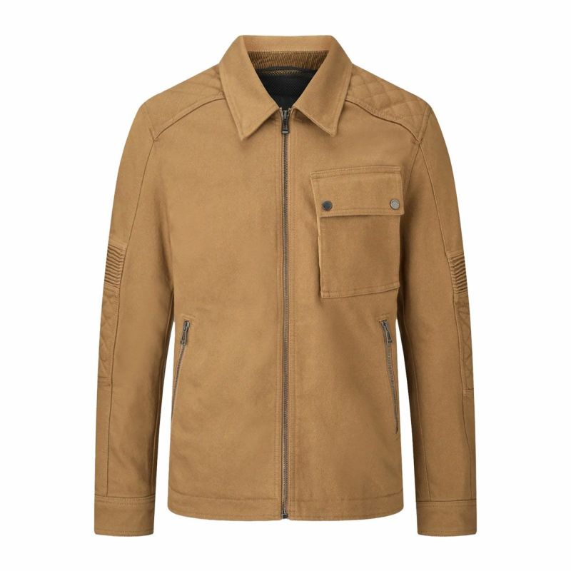 BELSTAFF｜アウトライダー オーバーシャツ｜ファブリック｜ブリティッシュカーキ