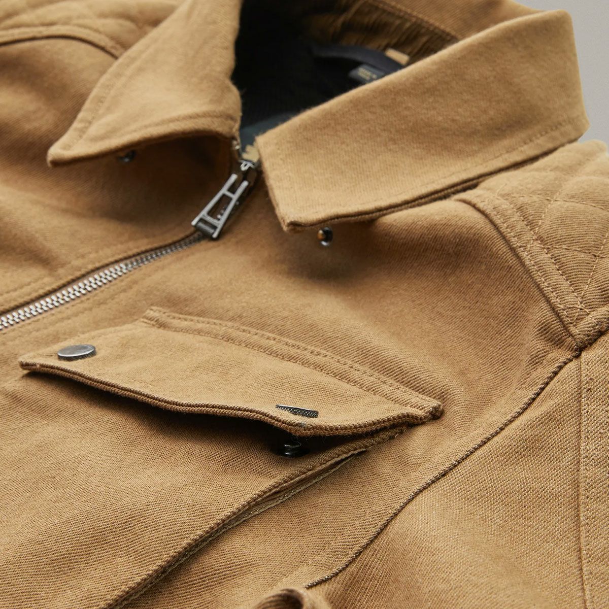 BELSTAFF｜アウトライダー オーバーシャツ｜ファブリック｜ブリティッシュカーキ