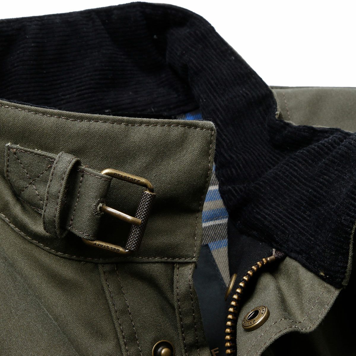 BELSTAFF｜トライアルマスター モーターサイクル ジャケット｜ファブリック｜オリーブグリーン
