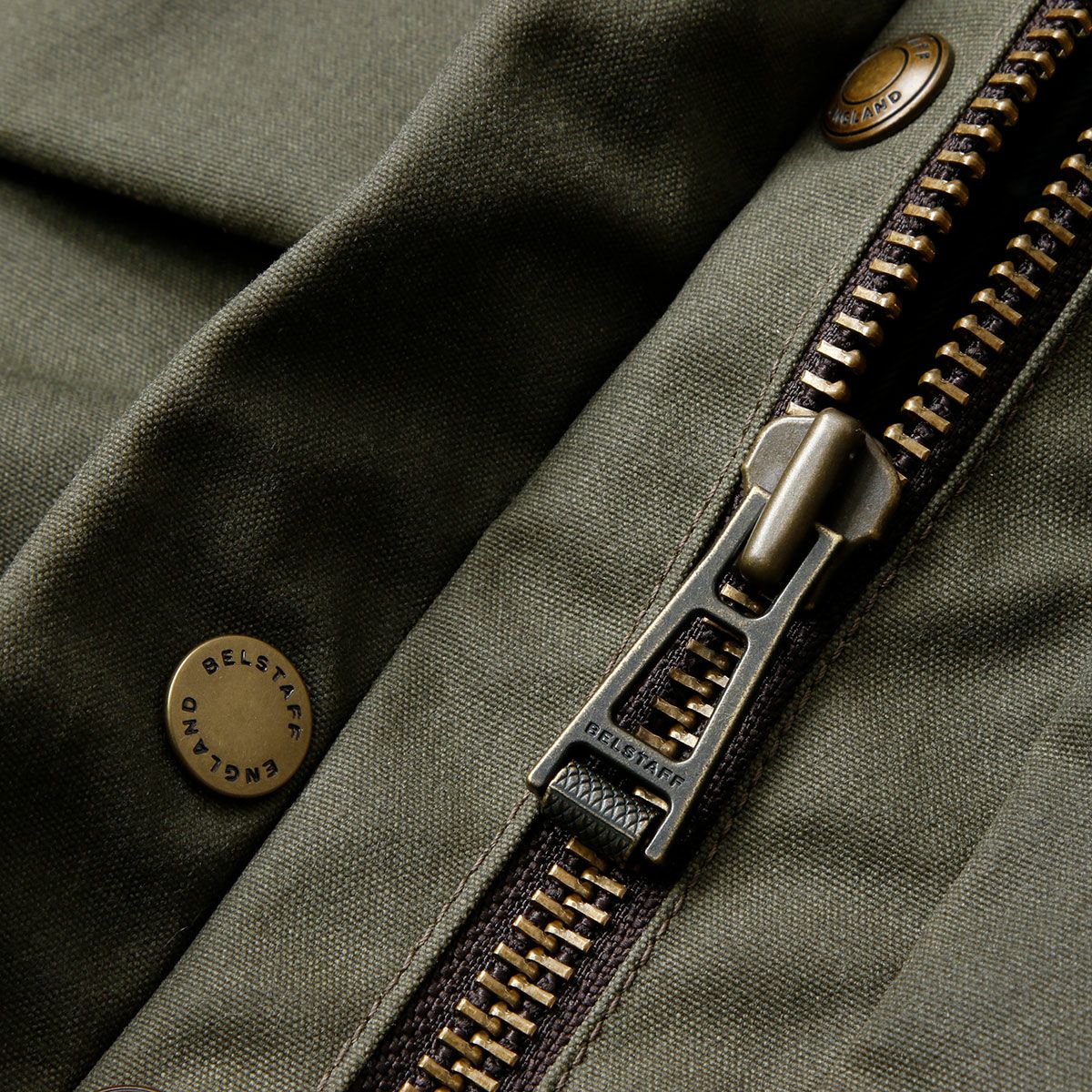 BELSTAFF｜トライアルマスター モーターサイクル ジャケット｜ファブリック｜オリーブグリーン