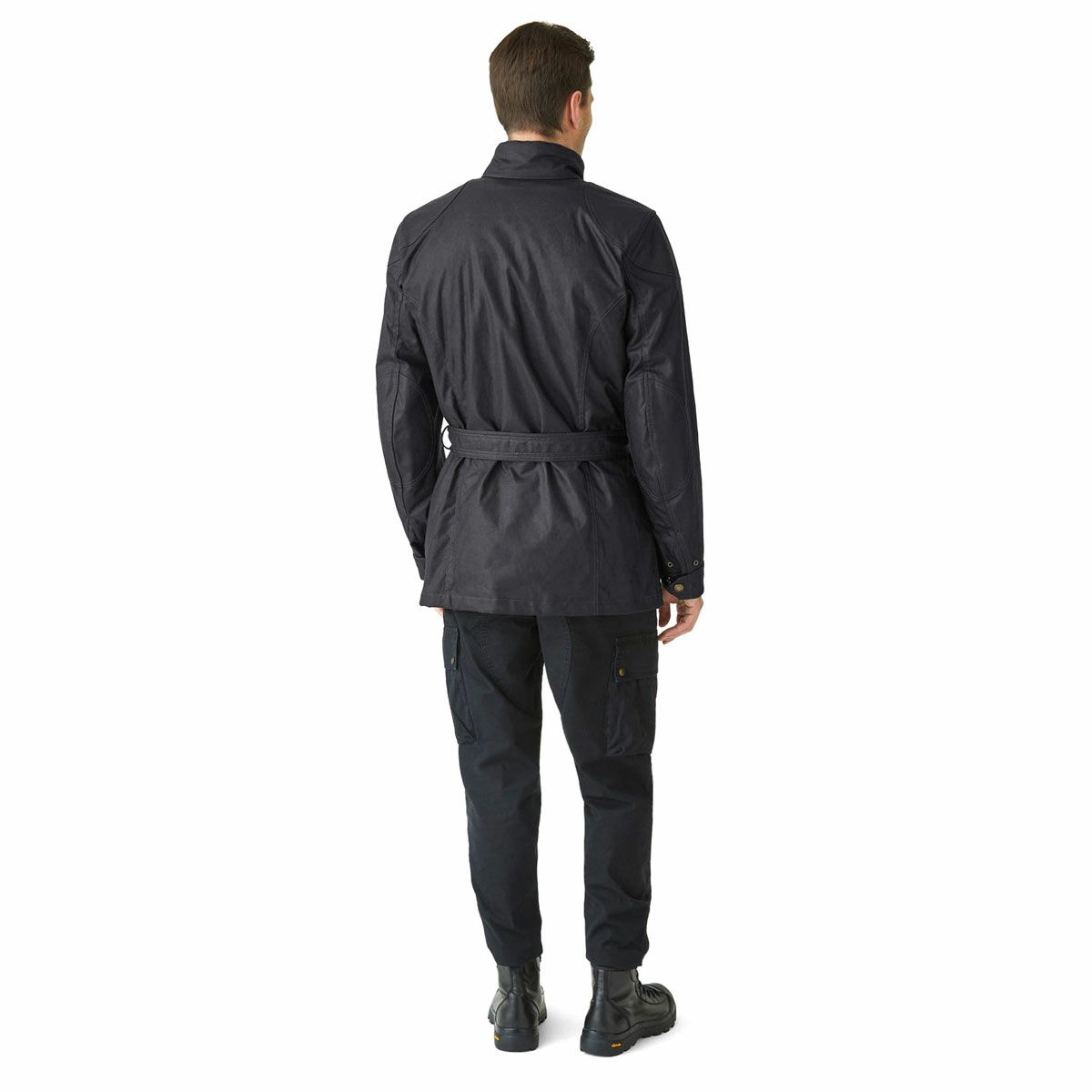 BELSTAFF｜トライアルマスター モーターサイクル ジャケット｜ファブリック｜ブラック｜モデル着用