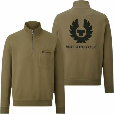 BELSTAFF｜クォーター ジップ ジャージ｜スウェット