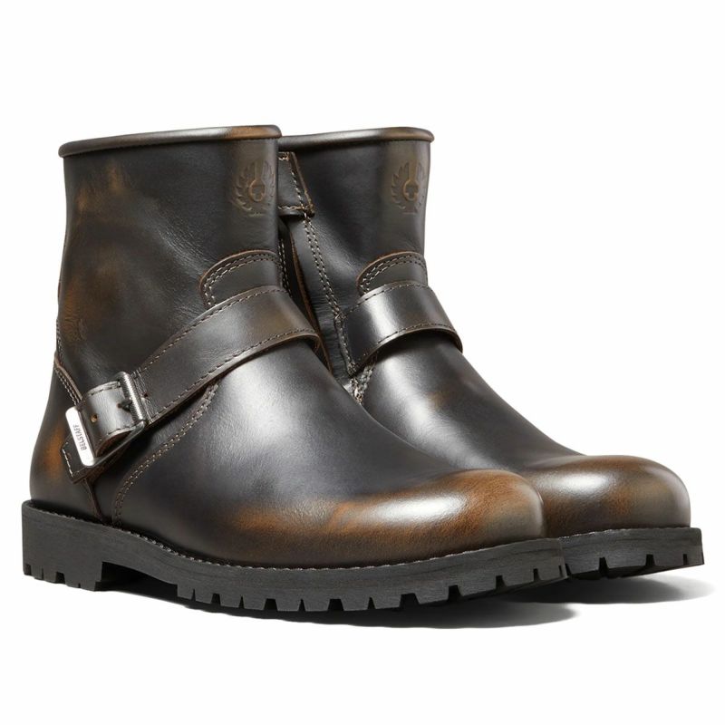 BELSTAFF｜トライアルマスター モーターサイクル ブーツ 2024｜ブーツタイプ｜ブラウン