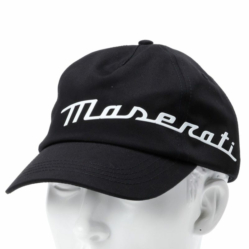 MASERATI｜マセラティ エンブレム ベースボール キャップ｜帽子｜ブラック