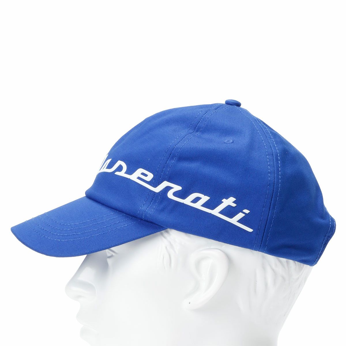 MASERATI｜マセラティ エンブレム ベースボール キャップ｜帽子｜ブルー｜着用