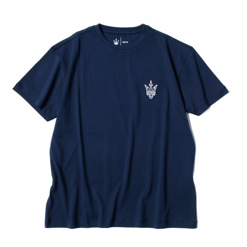 マセラティ トライデント ロゴ パッチ Tシャツ | モトーリモーダ