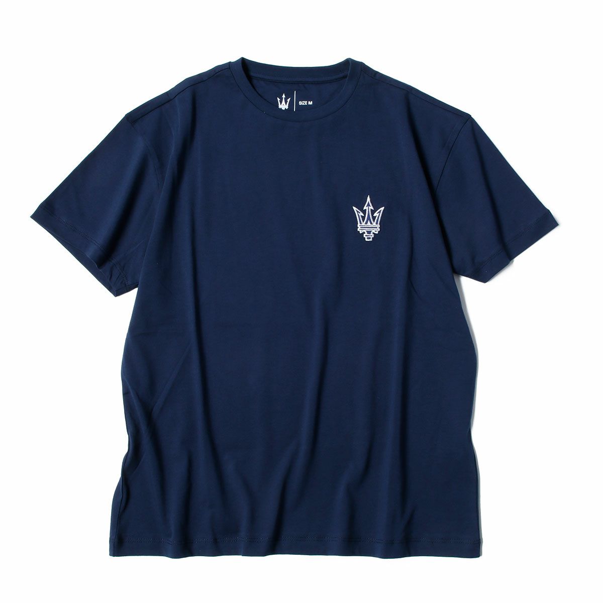 MASERATI｜マセラティ トライデント ロゴ パッチ Tシャツ｜