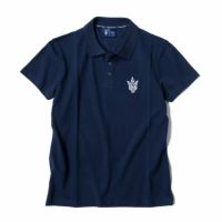 MASERATI｜マセラティ トライデント ロゴ パッチ ポロシャツ｜