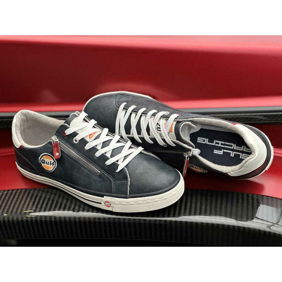 GULF｜ガルフ ジップ スニーカー｜スニーカー｜インディゴ