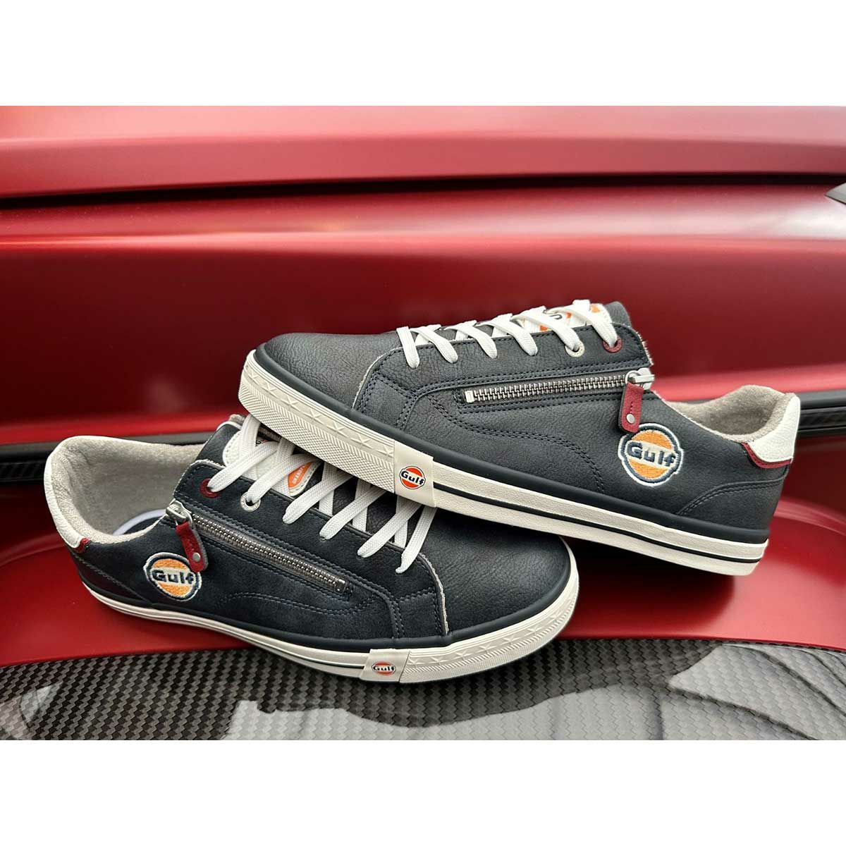 GULF｜ガルフ ジップ スニーカー｜スニーカー｜インディゴ