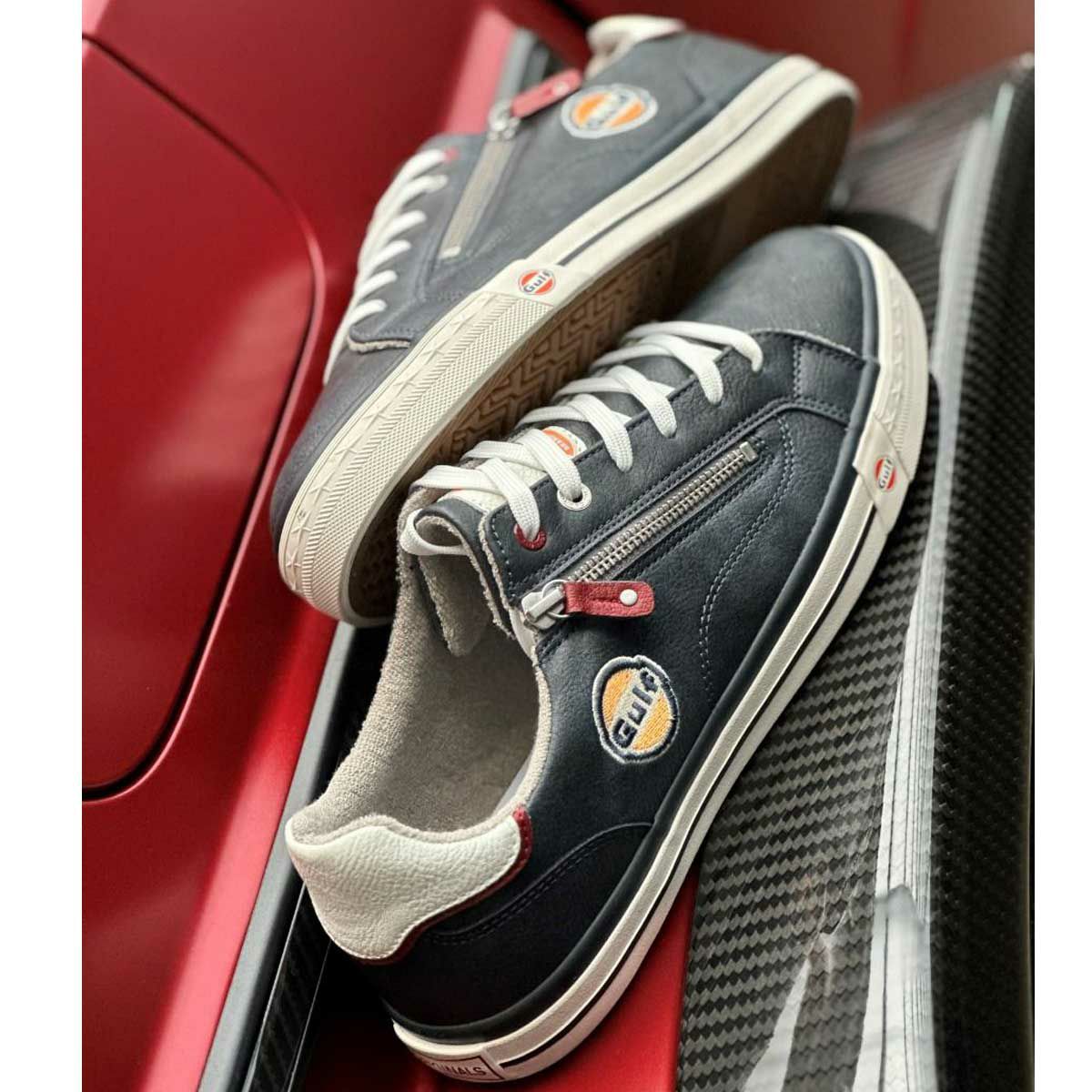 GULF｜ガルフ ジップ スニーカー｜スニーカー｜インディゴ