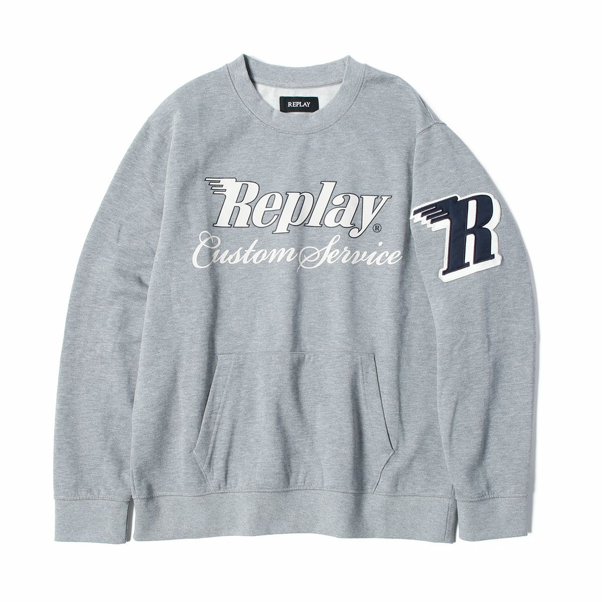 Replay｜バーシティ スウェットシャツ｜スウェットReplay｜バーシティ スウェットシャツ｜