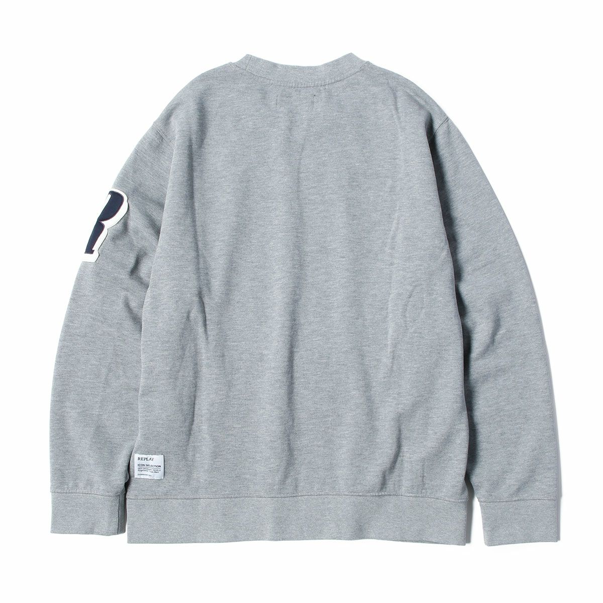 Replay｜バーシティ スウェットシャツ｜スウェットReplay｜バーシティ スウェットシャツ｜グレー