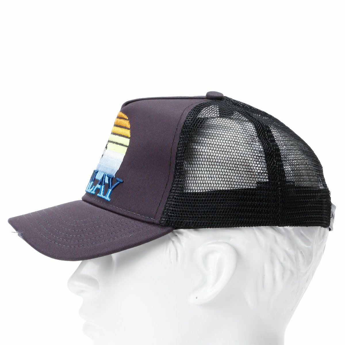 Replay｜サンセット エンブロイダリー キャップ｜帽子｜ダークグレー