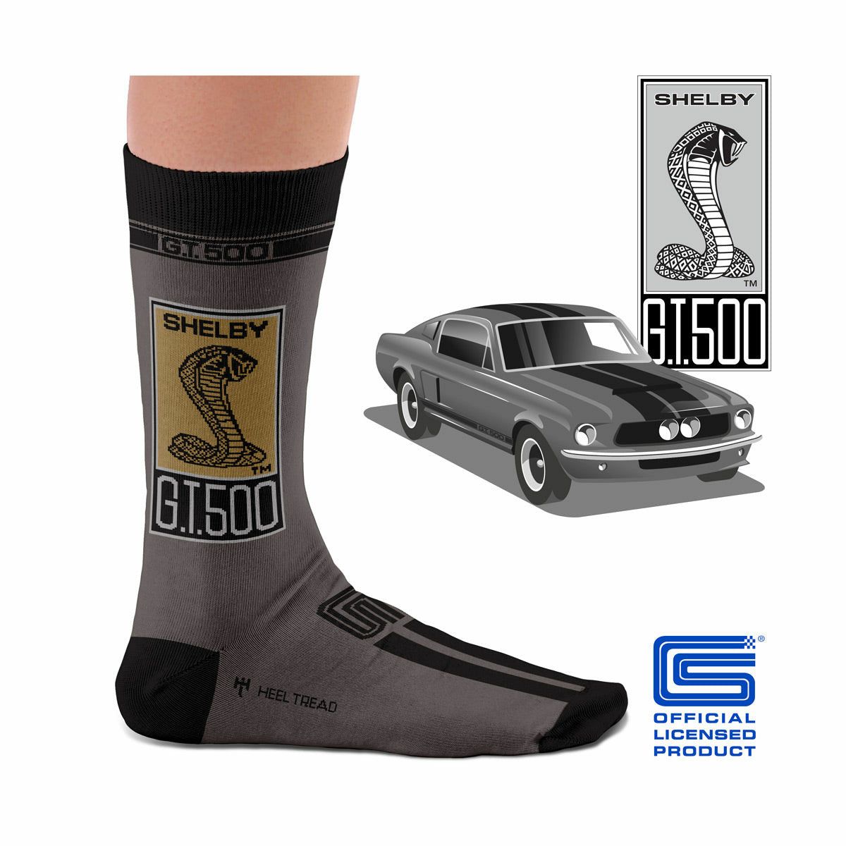 HEEL TREAD｜シェルビーマスタング GT 500 ソックス｜