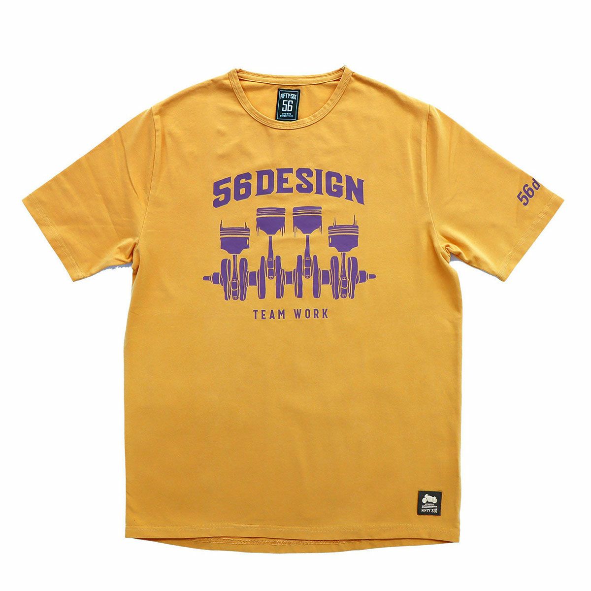 56design｜チームワーク Tシャツ '24｜マスタード