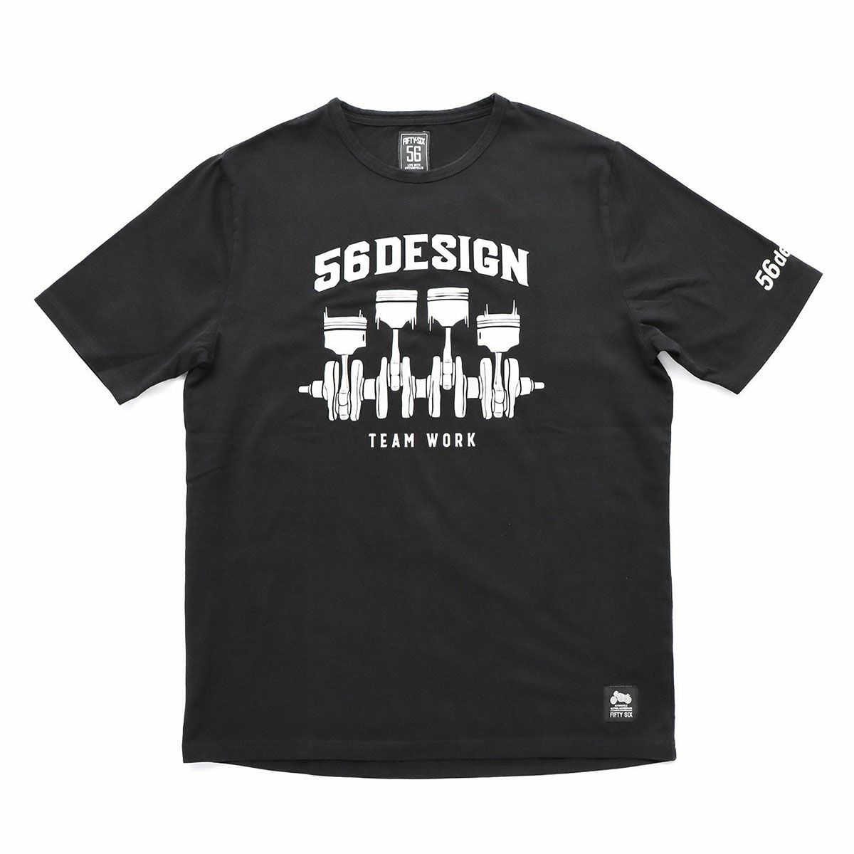 56design｜チームワーク Tシャツ '24｜ブラック×ホワイト