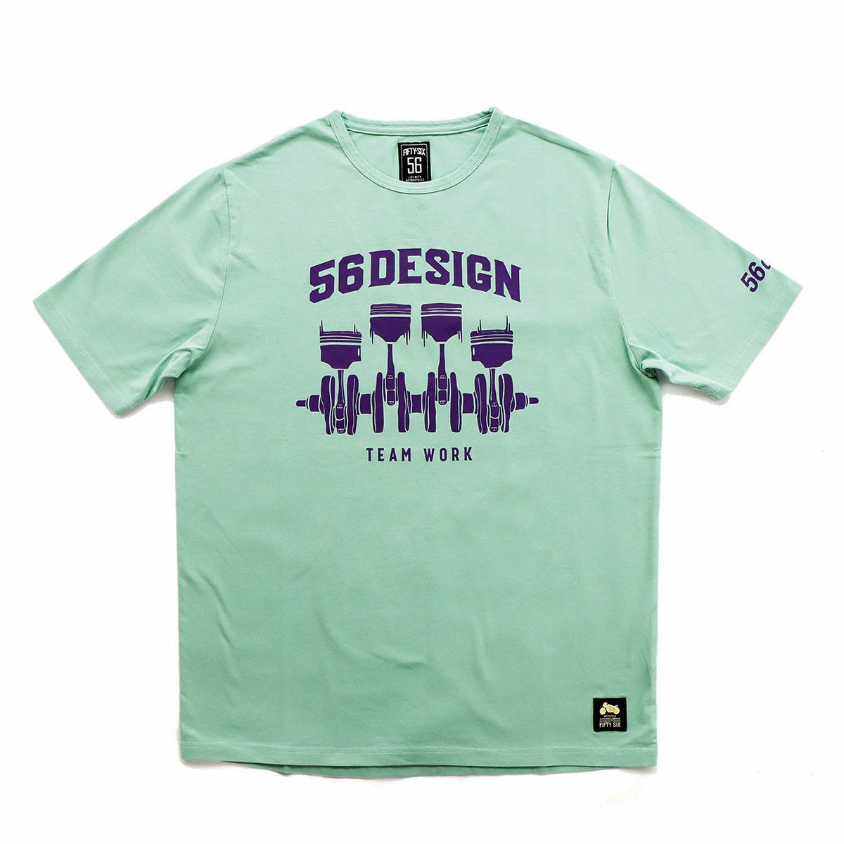 56design｜チームワーク Tシャツ '24｜ミントブルー