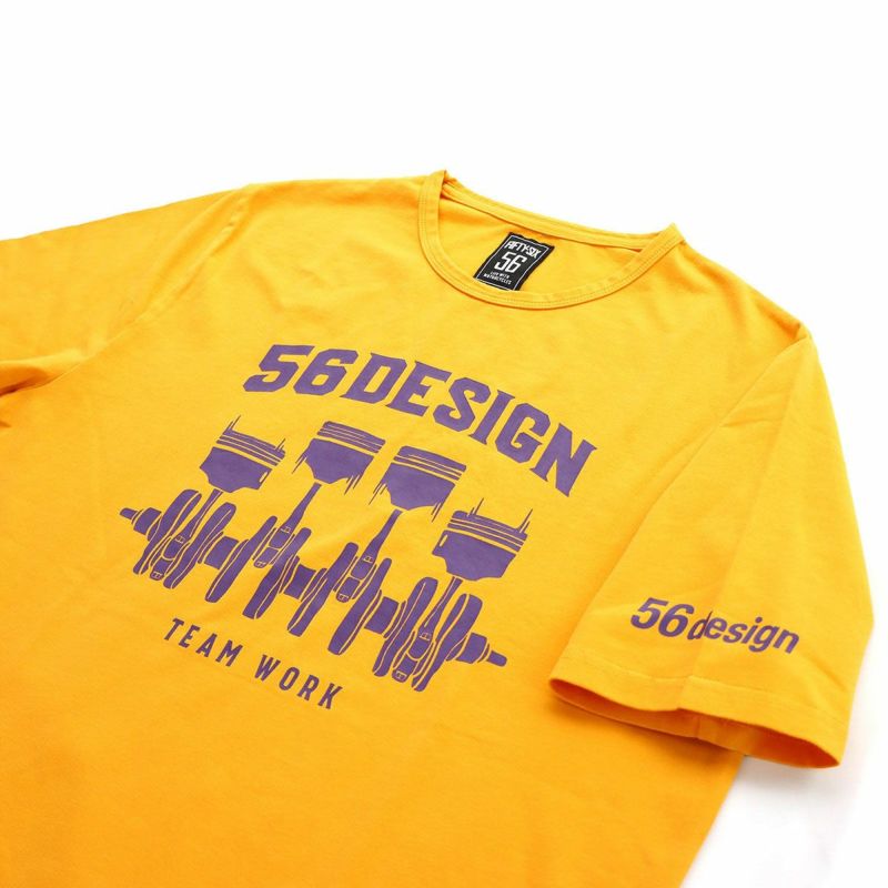 56design｜チームワーク Tシャツ '24｜マスタード