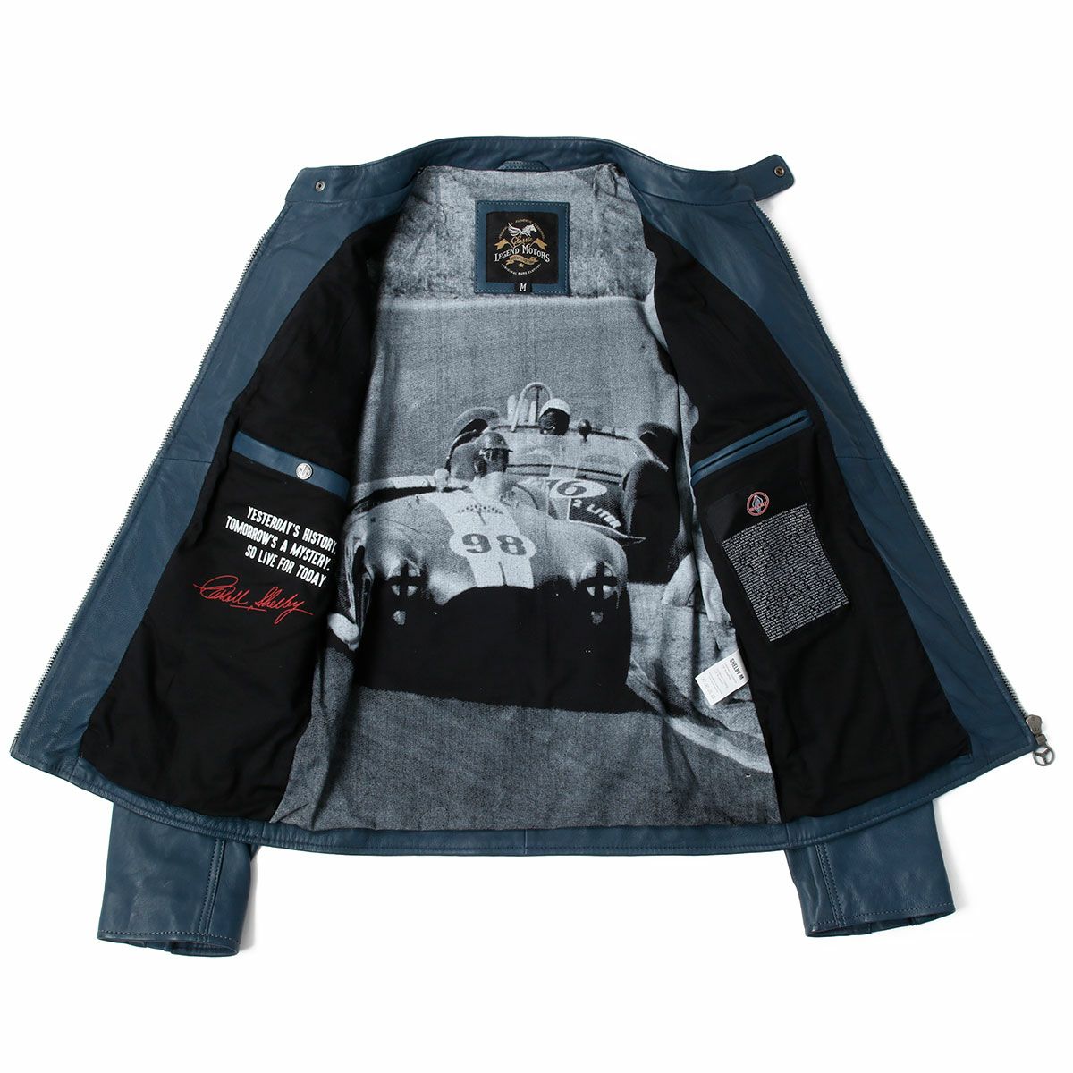 CLASSIC LEGEND MOTORS｜シェルビー レザー ジャケット｜アウター｜ロイヤルブルー