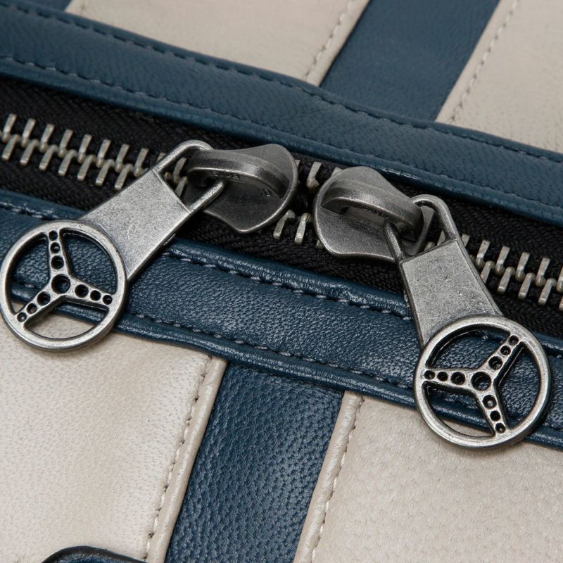 CLASSIC LEGEND MOTORS｜GT350 レザー バッグ 48H｜ボストンバッグ｜ロイヤルブルー