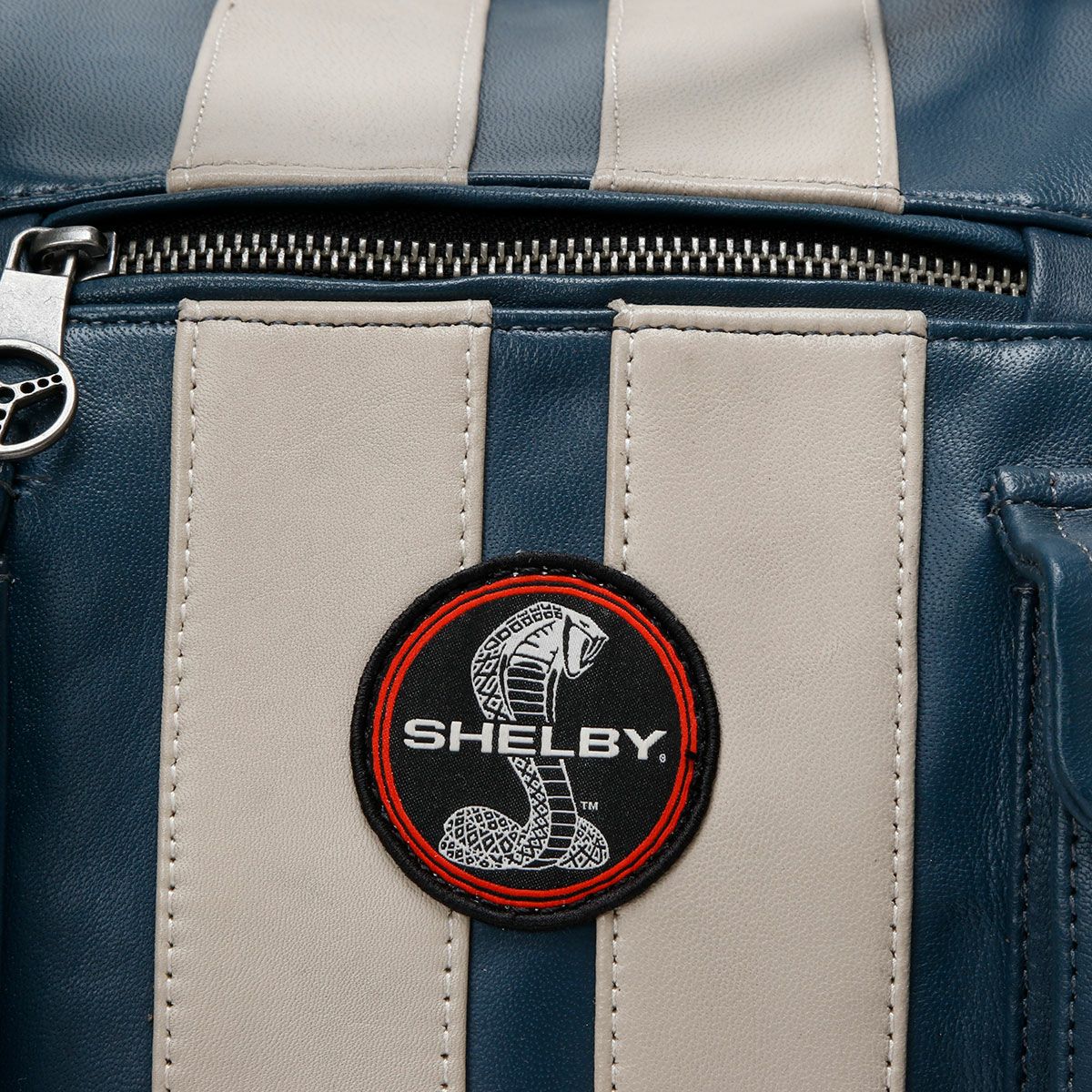 CLASSIC LEGEND MOTORS｜GT350 レザー バッグ 48H｜ボストンバッグ｜ロイヤルブルー