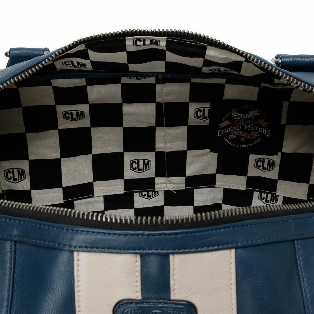 CLASSIC LEGEND MOTORS｜GT350 レザー バッグ 48H｜ボストンバッグ｜ロイヤルブルー