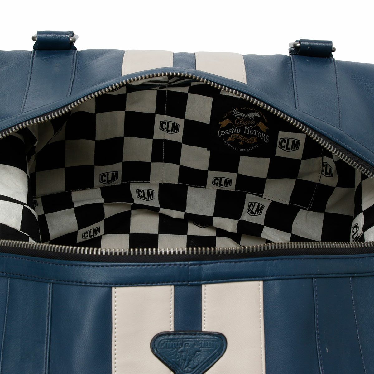 CLASSIC LEGEND MOTORS｜GT500 レザー バッグ 72H｜ボストンバッグ｜ロイヤルブルー