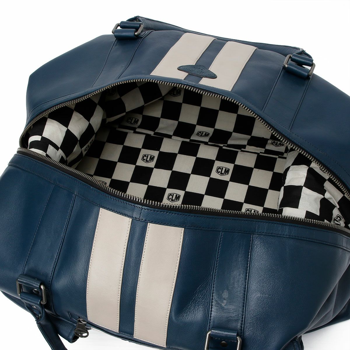 CLASSIC LEGEND MOTORS｜GT500 レザー バッグ 72H｜ボストンバッグ｜ロイヤルブルー