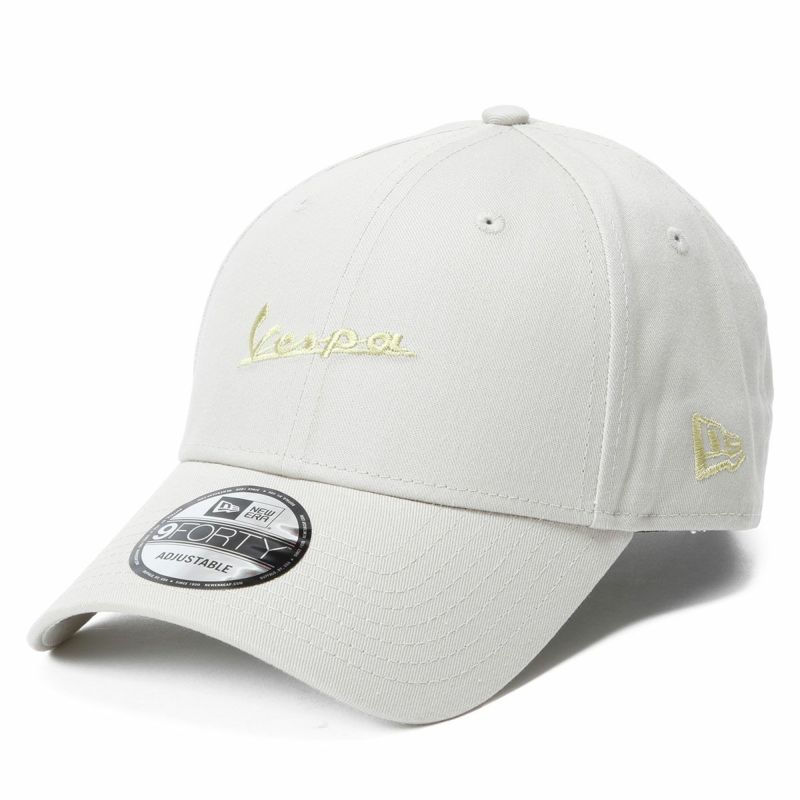 VESPA｜ベスパ NewEra 9FORTY シーズナル キャップ｜帽子｜クリーム