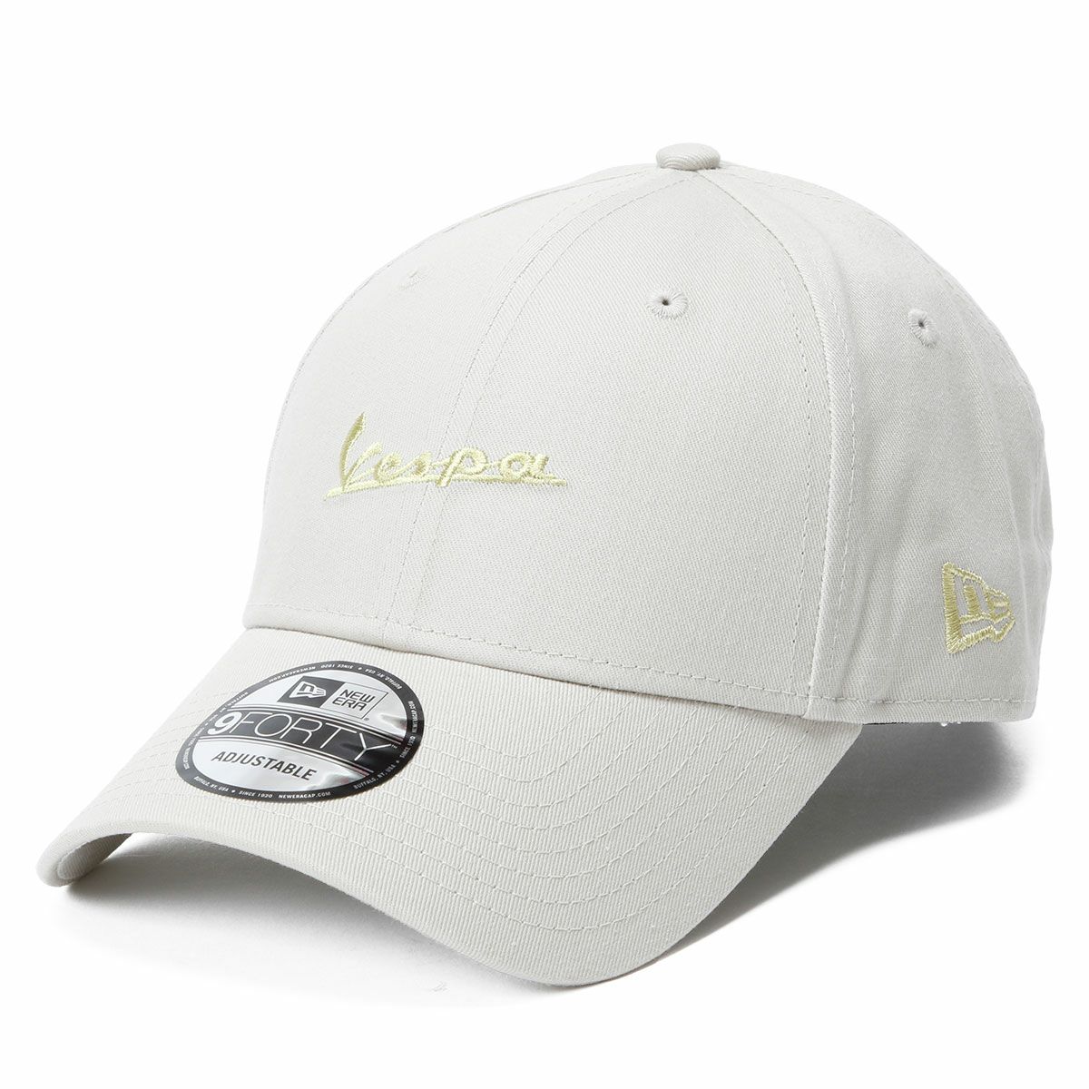VESPA｜ベスパ NewEra 9FORTY シーズナル キャップ｜帽子｜クリーム