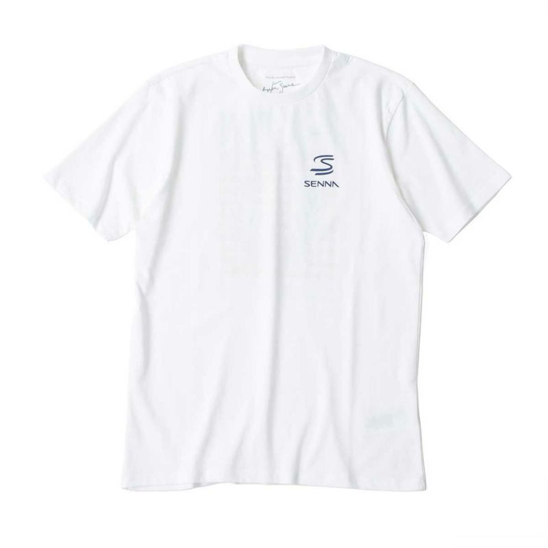 AyrtonSenna｜アイルトン・セナ モナコ スペシャル エディション Tシャツ｜ホワイト