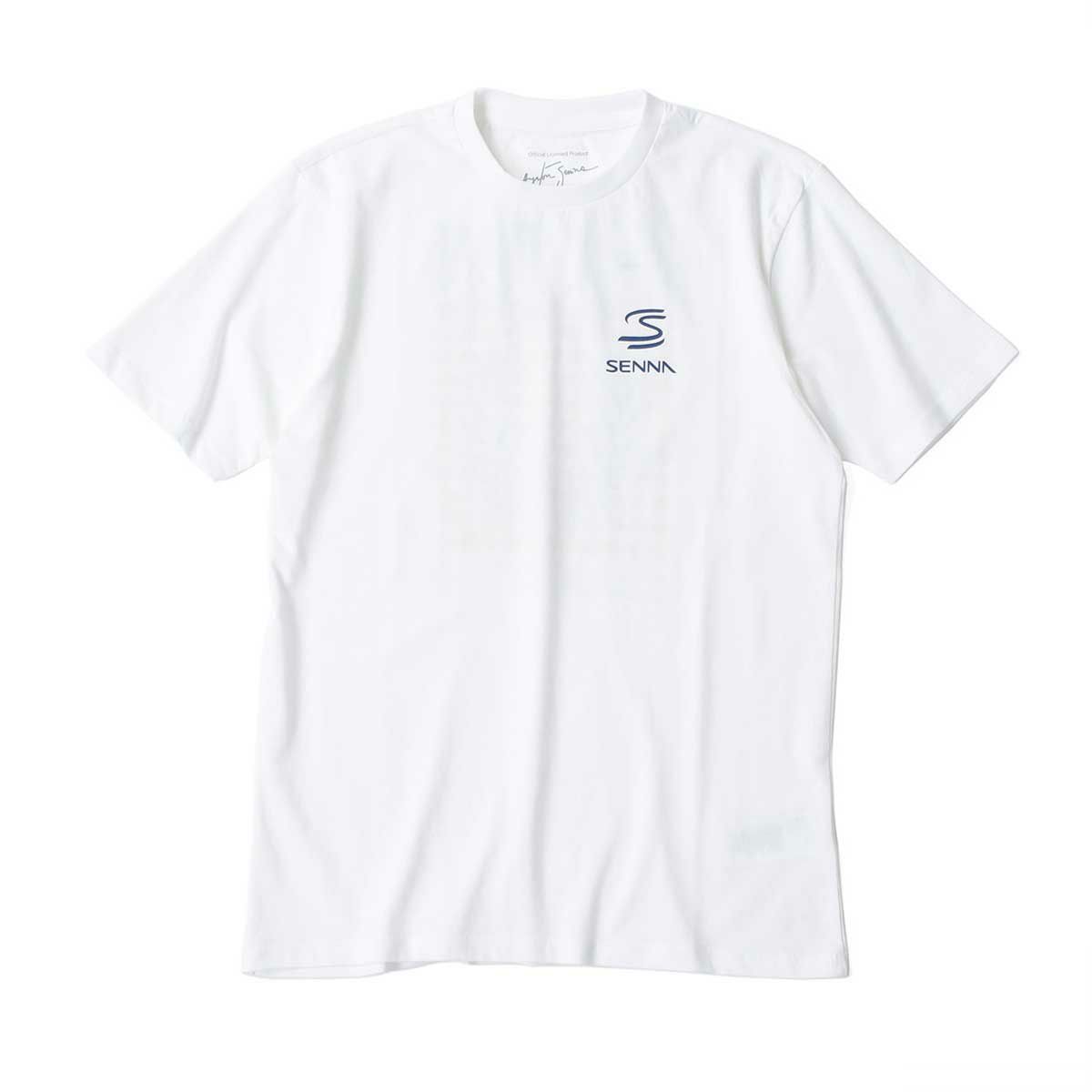 AyrtonSenna｜アイルトン・セナ モナコ スペシャル エディション Tシャツ｜ホワイト