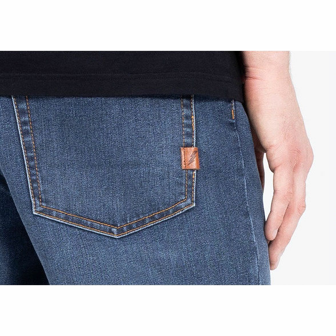 John Doe｜クラシック テーパード｜デニム｜インディゴ｜モデル着用