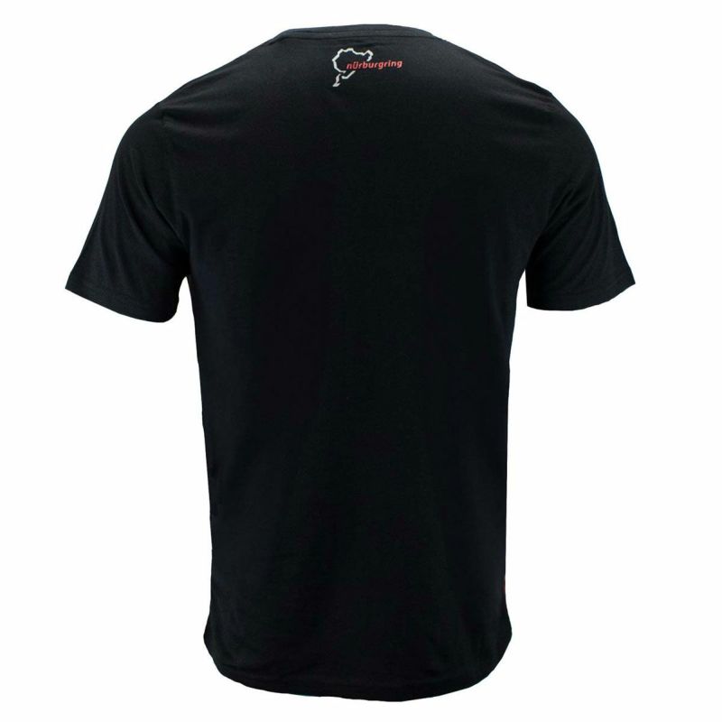 Nurburgring｜ニュルブルクリンク RACETRACK Tシャツ｜ブラック