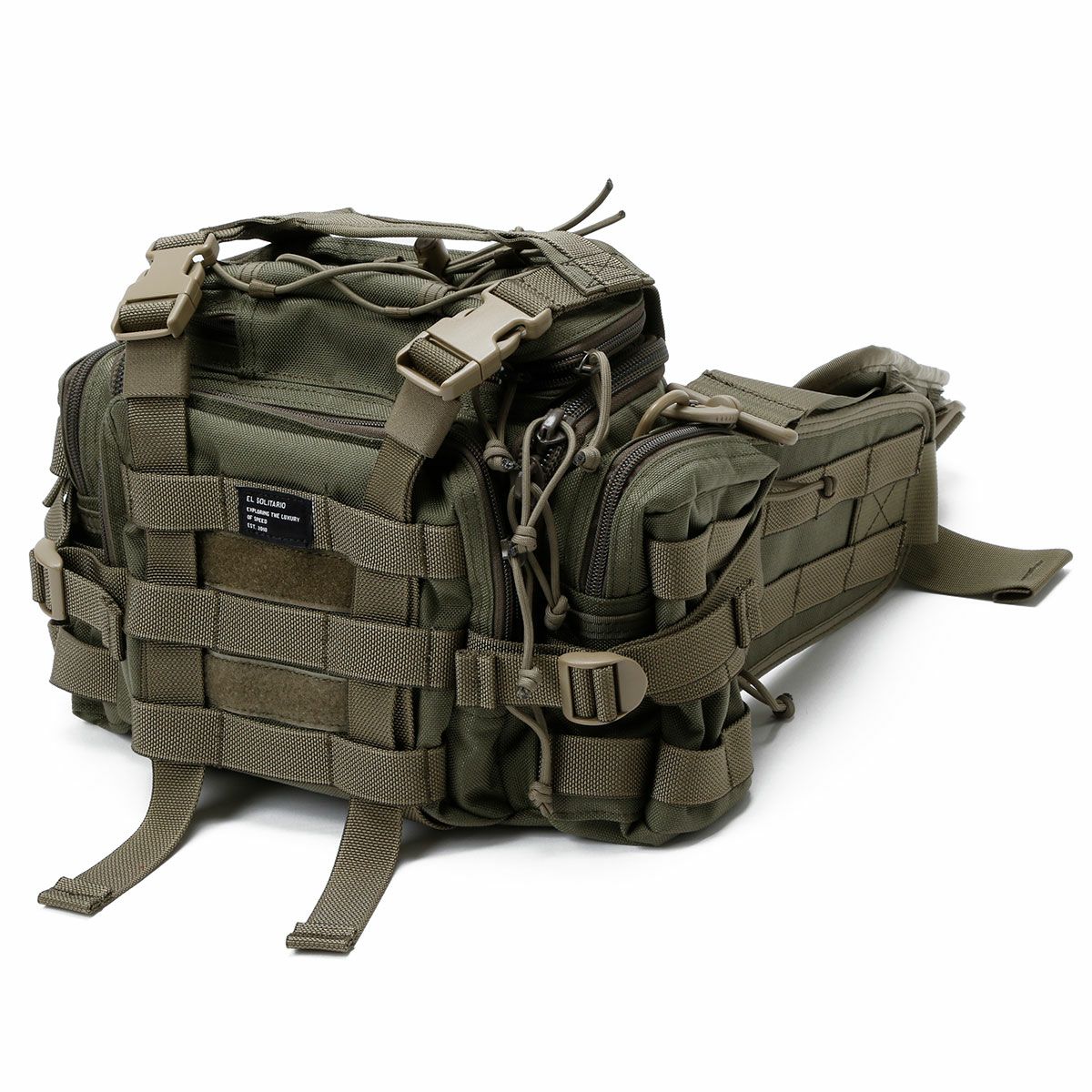 El Solitario｜E.S. タクティカル フォレスト マジック ウエスト バッグ｜グリーン