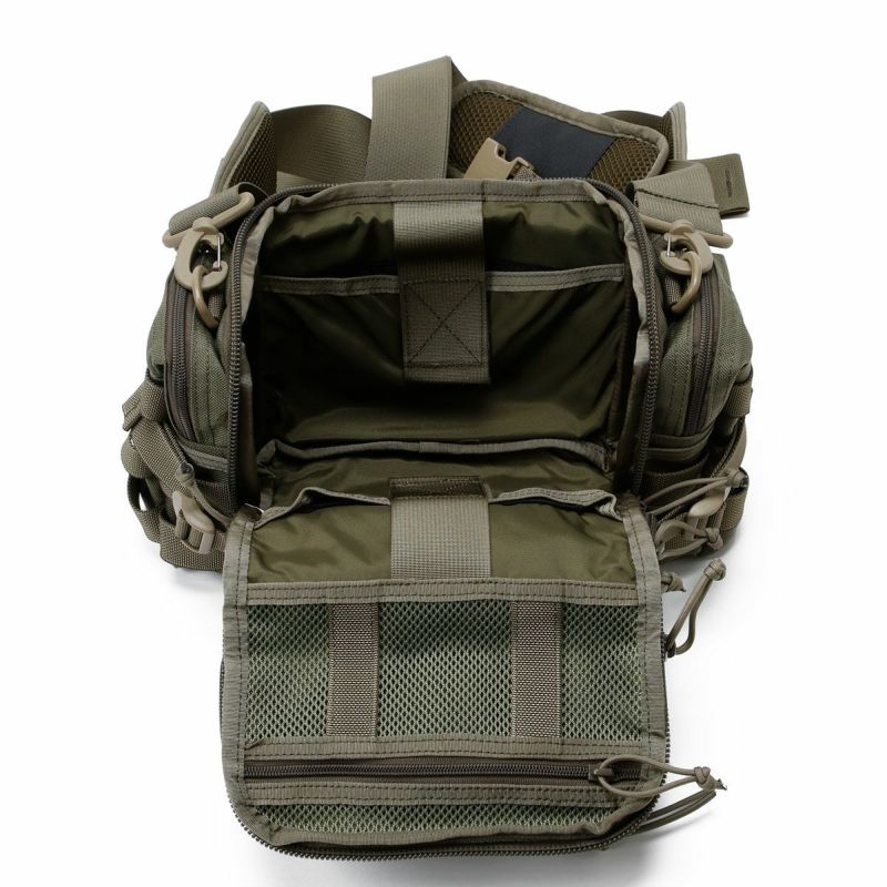 El Solitario｜E.S. タクティカル フォレスト マジック ウエスト バッグ｜グリーン