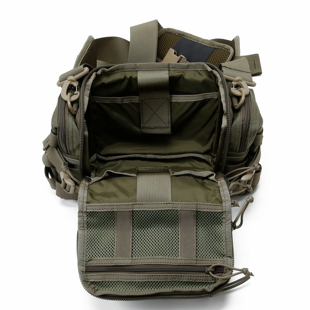 El Solitario｜E.S. タクティカル フォレスト マジック ウエスト バッグ｜グリーン