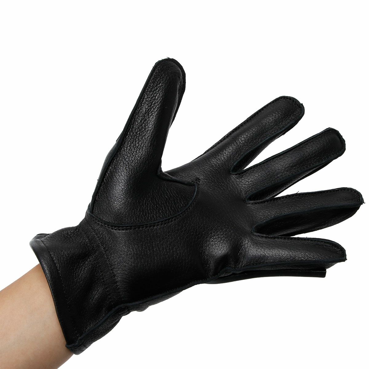 El Solitario｜スパークプラグ ディアスキン グローブ｜3シーズン｜ブラック｜モデル着用