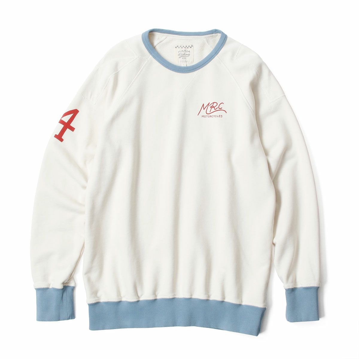 Maria Riding Company｜パイオニア スウェットシャツ｜ナチュラルホワイト