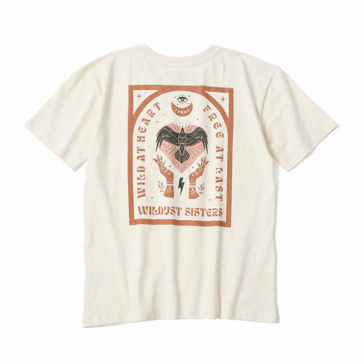 WILDUST｜ワイルド ハート Tシャツ｜エクリュ