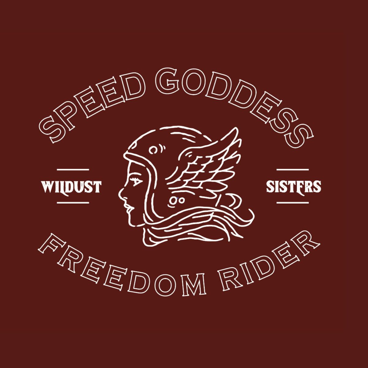 WILDUST｜ワイルド ゴッデス Tシャツ｜レッド｜